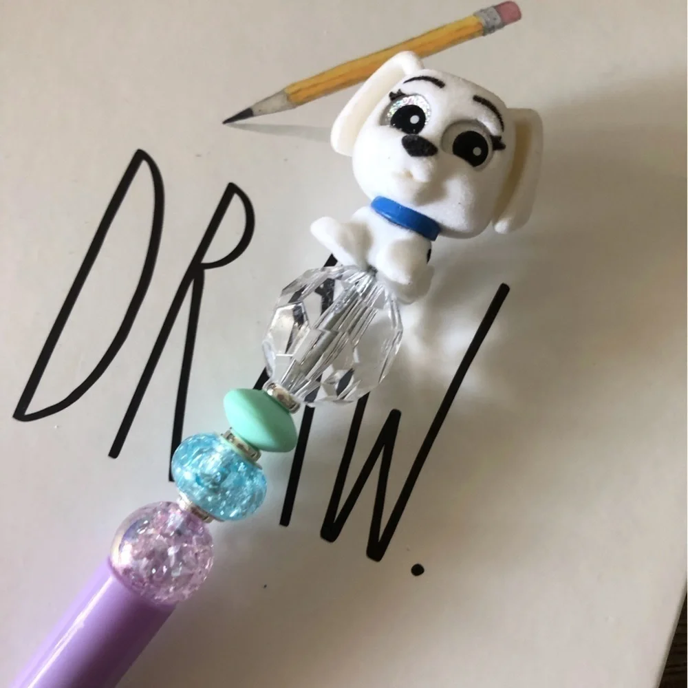 Disney Doorables: 101 Dalmatians: Penny handmade beaded pen